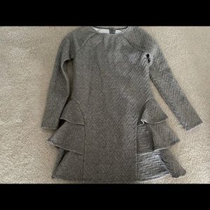 Cat & Jack Girls Ruffle Party Dress - Size L 10/12